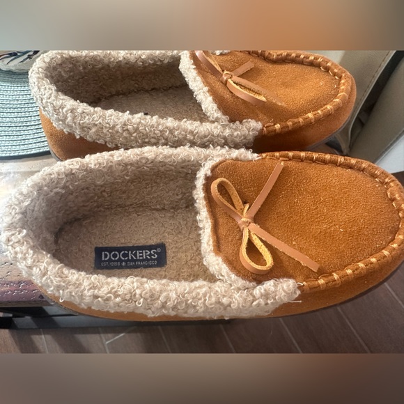 KIDS DOCKERS MOCCASINS CHESNUT SIZE 13-1 - Picture 3 of 5